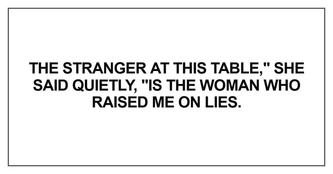The stranger at this table