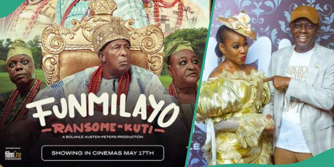 Gov Sanwolu and others at the Funmilayo Ransome-Kuti premiere Gov Sanwolu and others at the Funmilayo Ransome-Kuti premiere