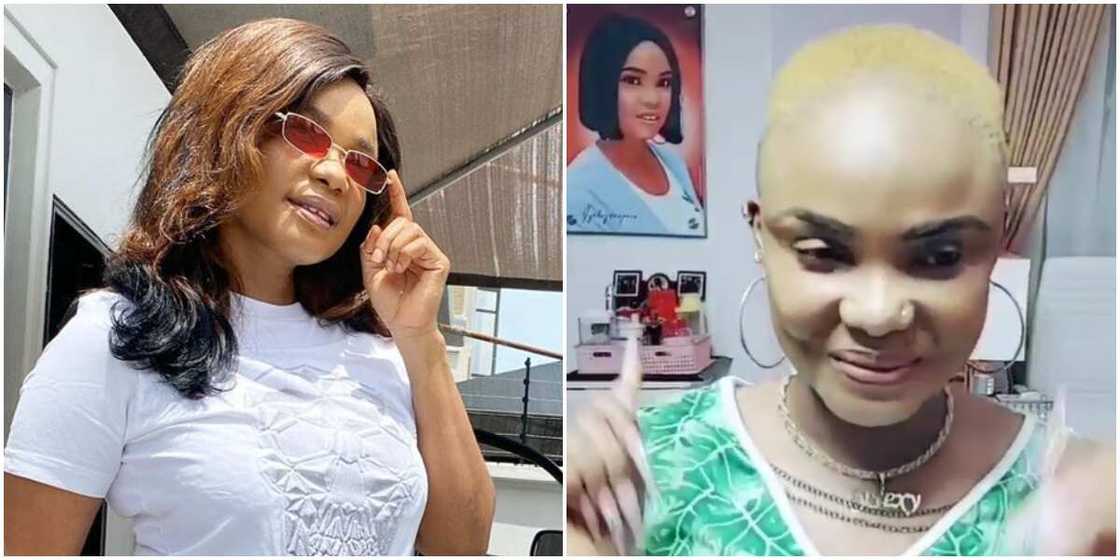 43-Year-Old Actress Iybao Ojo Looks Much Younger As She Goes Blonde, Rocks New Low-Cut Hairstyle