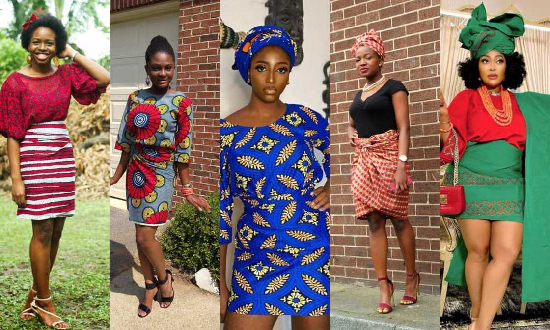 Short Oleku styles with Ankara Short Oleku styles with Ankara