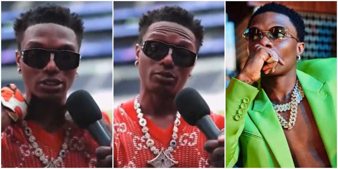 Wizkid speaks on opening a jewellery line, Wizkid's looks sparks reactions, Wizkid thinking Wizkid speaks on opening a jewellery line, Wizkid's looks sparks reactions, Wizkid thinking