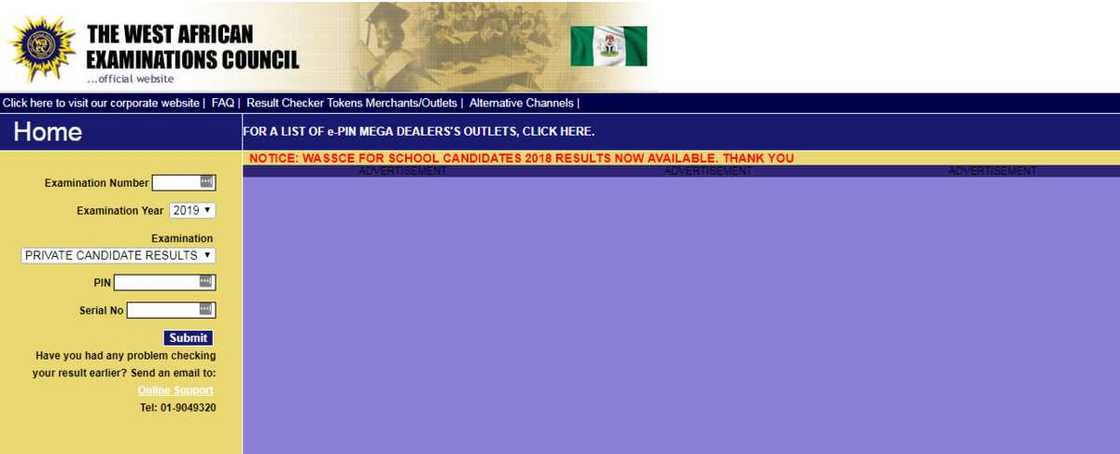 WAEC result 2019 WAEC result 2019