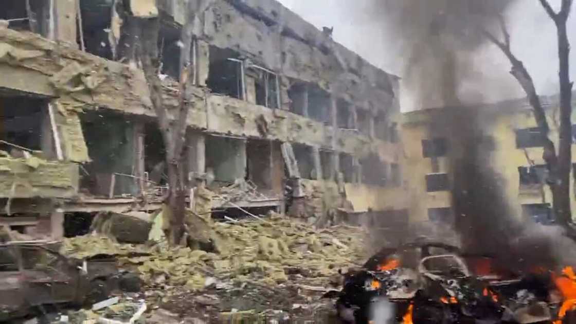 Russia bombs children, maternal hospital in Ukraine Russia bombs children, maternal hospital in Ukraine