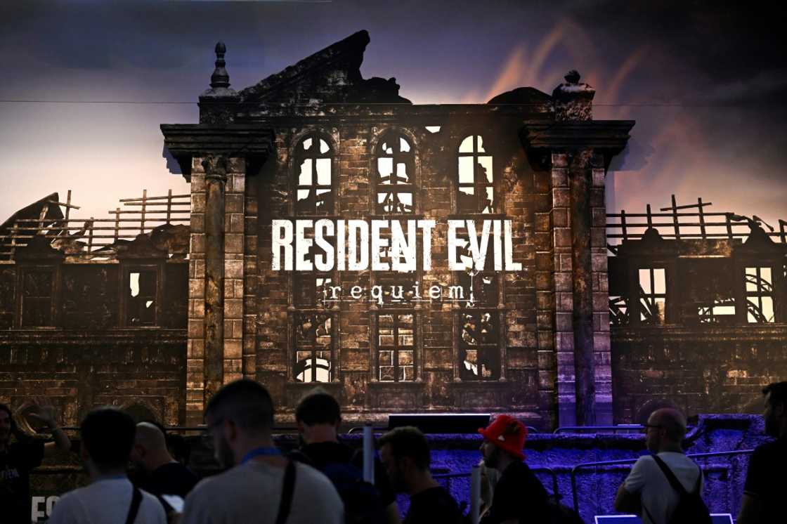 The 'Resident Evil: Requiem' display at the Gamescom show in Cologne, Germany, this month The 'Resident Evil: Requiem' display at the Gamescom show in Cologne, Germany, this month