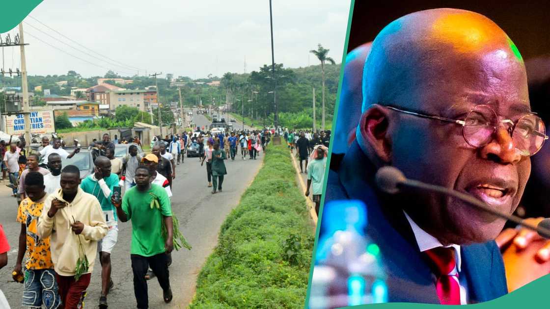 Hunger protests in Nigeria has entered its day 10 as protesters planned one million-man march across the country. Hundreds of police have been mobilised in the major cities ahead of the match.