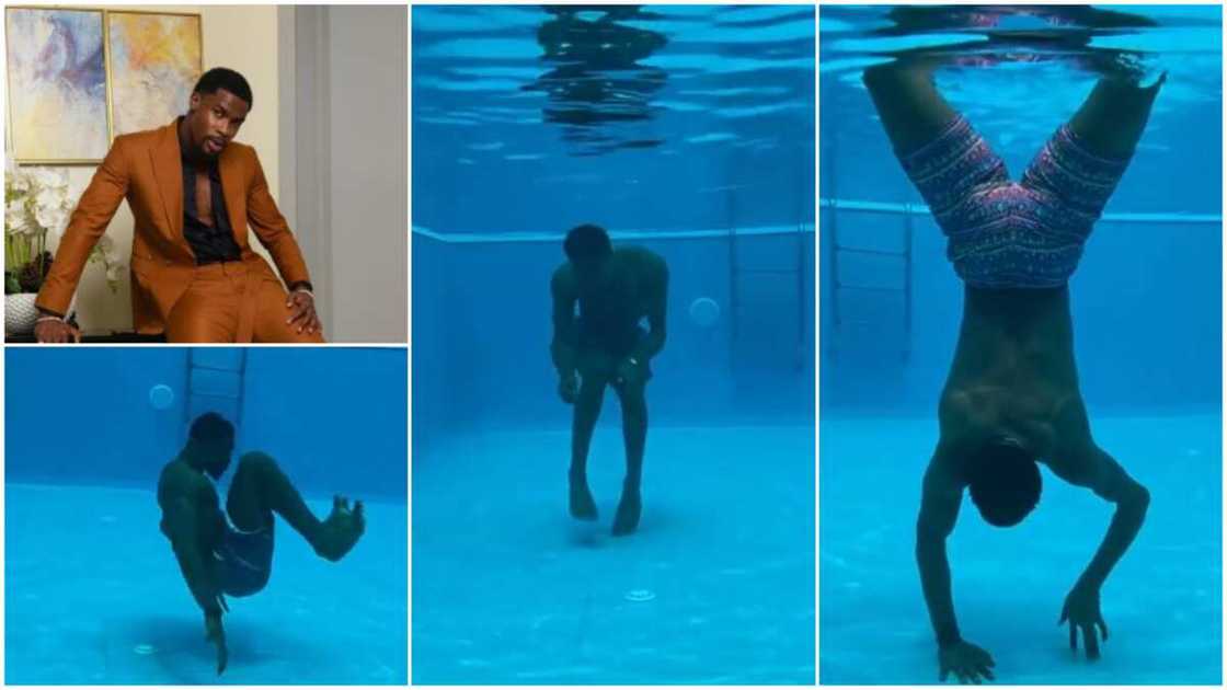 See what BBNaija star did underwater inside swimming pool that got Nigerians talking See what BBNaija star did underwater inside swimming pool that got Nigerians talking