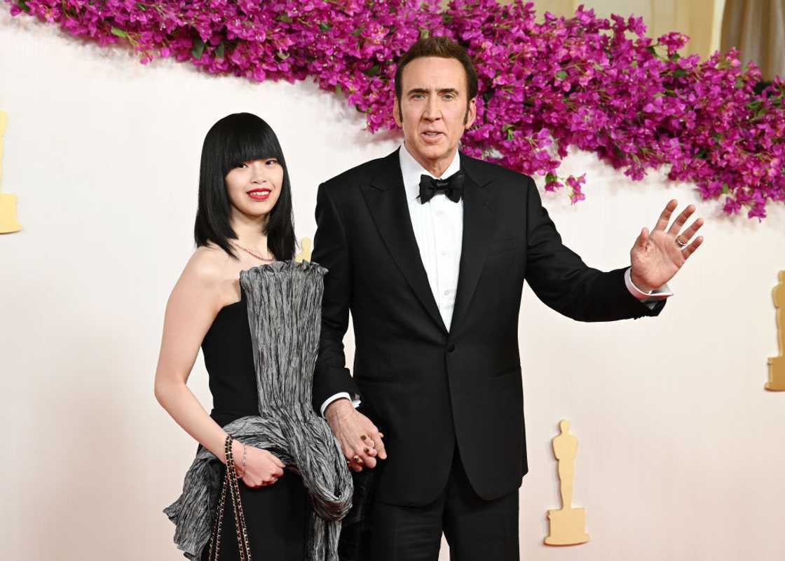 Riko Shibata and Nicolas Cage at the Ovation Hollywood Riko Shibata and Nicolas Cage at the Ovation Hollywood