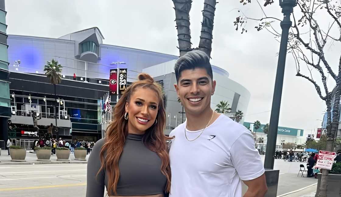 TV personalities Olivia Kaiser and Horacio TV personalities Olivia Kaiser and Horacio