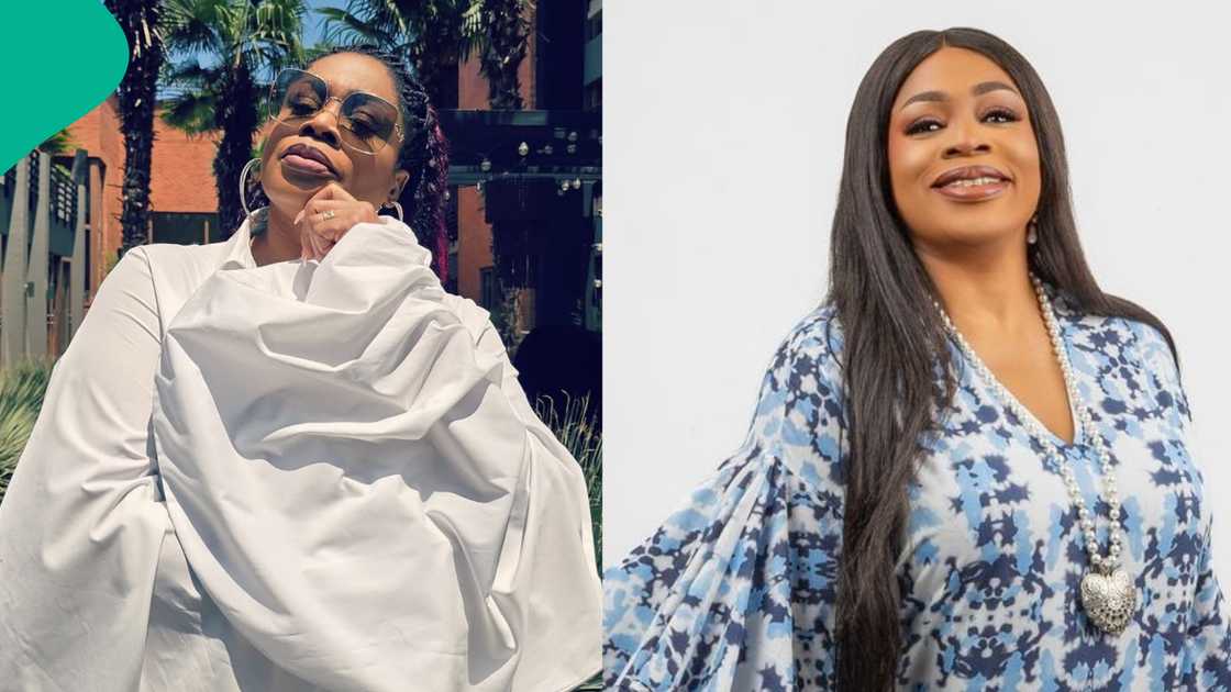 Sinach's lawyer defends her in court.