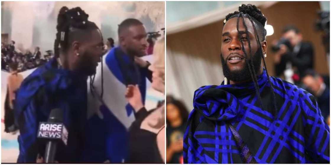 Arise TV logo, Burna Boy at Met Gala