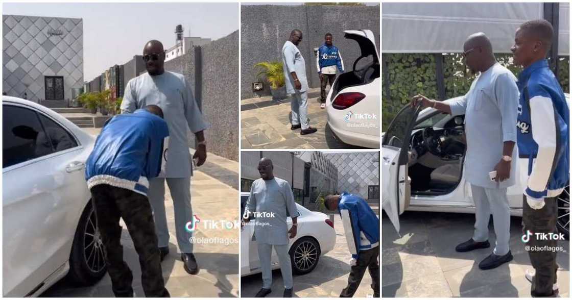 Young man, new car, Obi Cubana, Ola of Lagos Young man, new car, Obi Cubana, Ola of Lagos