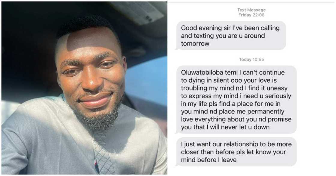 Toba Adeyeye, mature cleaner, leaked romantic text, cleaner falls in love with her boss Toba Adeyeye, mature cleaner, leaked romantic text, cleaner falls in love with her boss