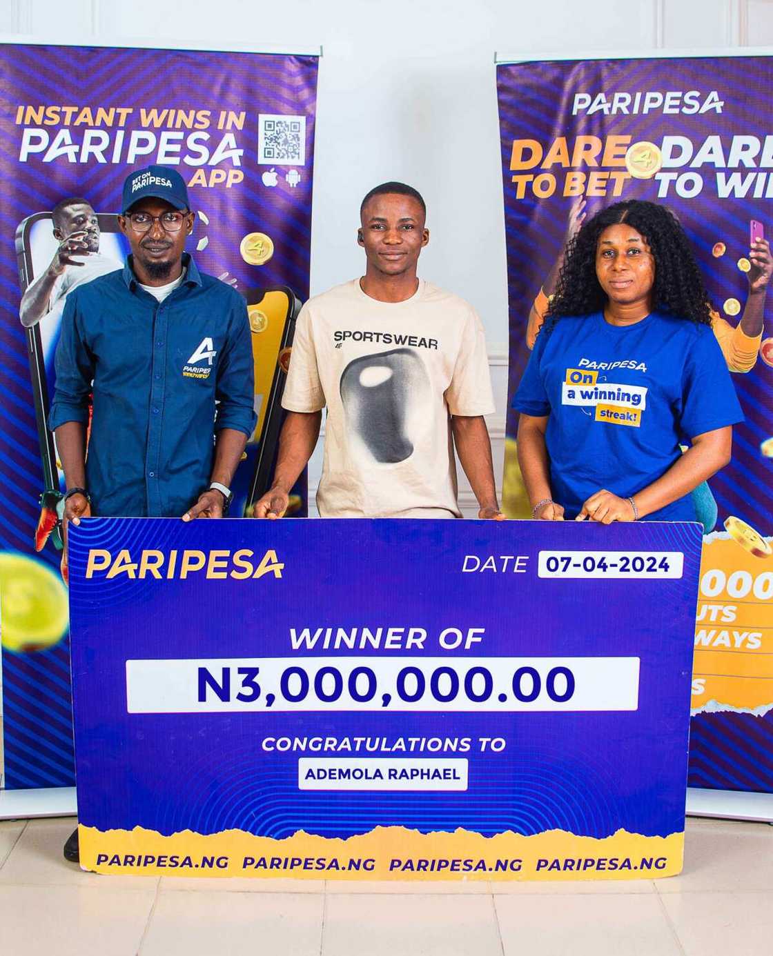 PariPesa Presents: Your Ticket to N5,000,000 Glory! PariPesa Presents: Your Ticket to N5,000,000 Glory!