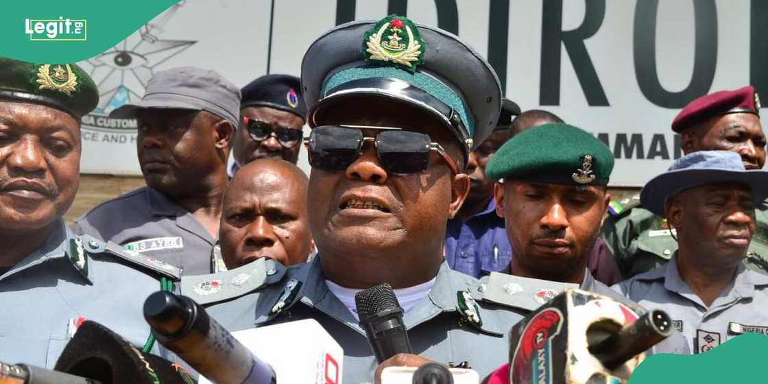 A Nigeria Customs Service boss in a press briefing