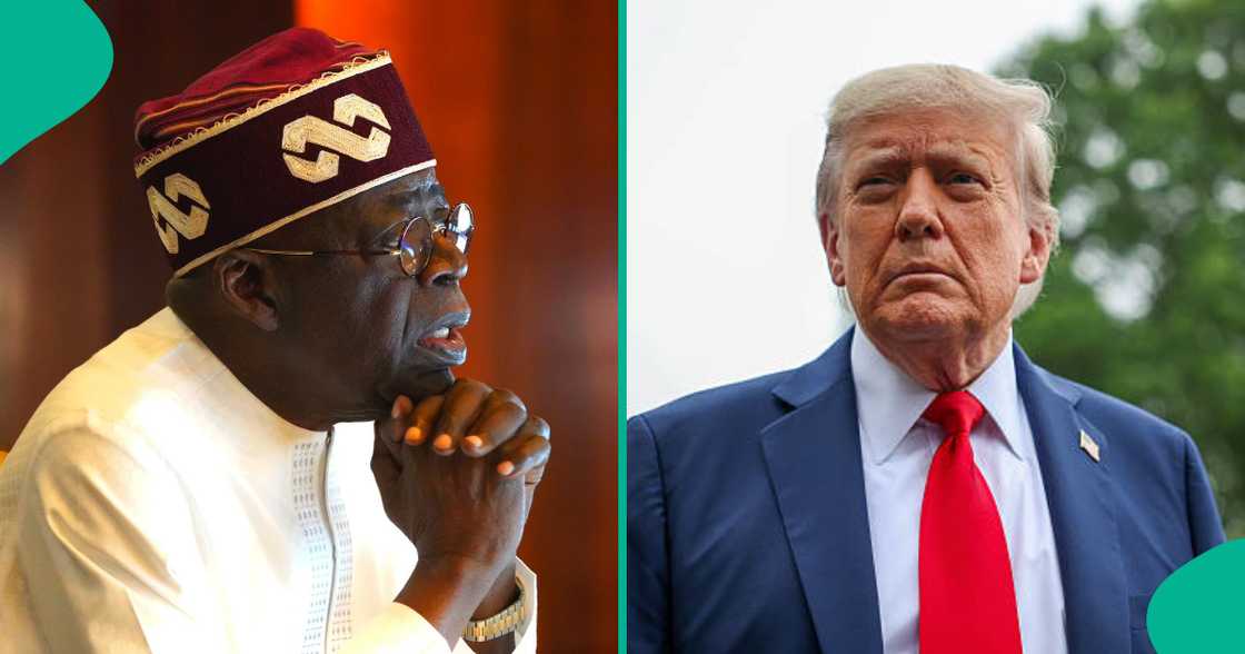 Shugaba Tinubu da Donald Trump. Shugaba Tinubu da Donald Trump.