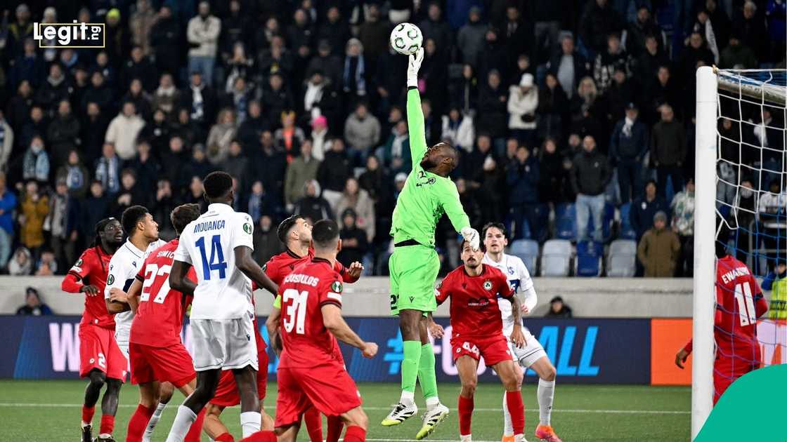 Super Eagles, Nigeria Francis Uzoho, Lausanne-Sport, Omonoia, Stade de la Tuiliere. Super Eagles, Nigeria Francis Uzoho, Lausanne-Sport, Omonoia, Stade de la Tuiliere.