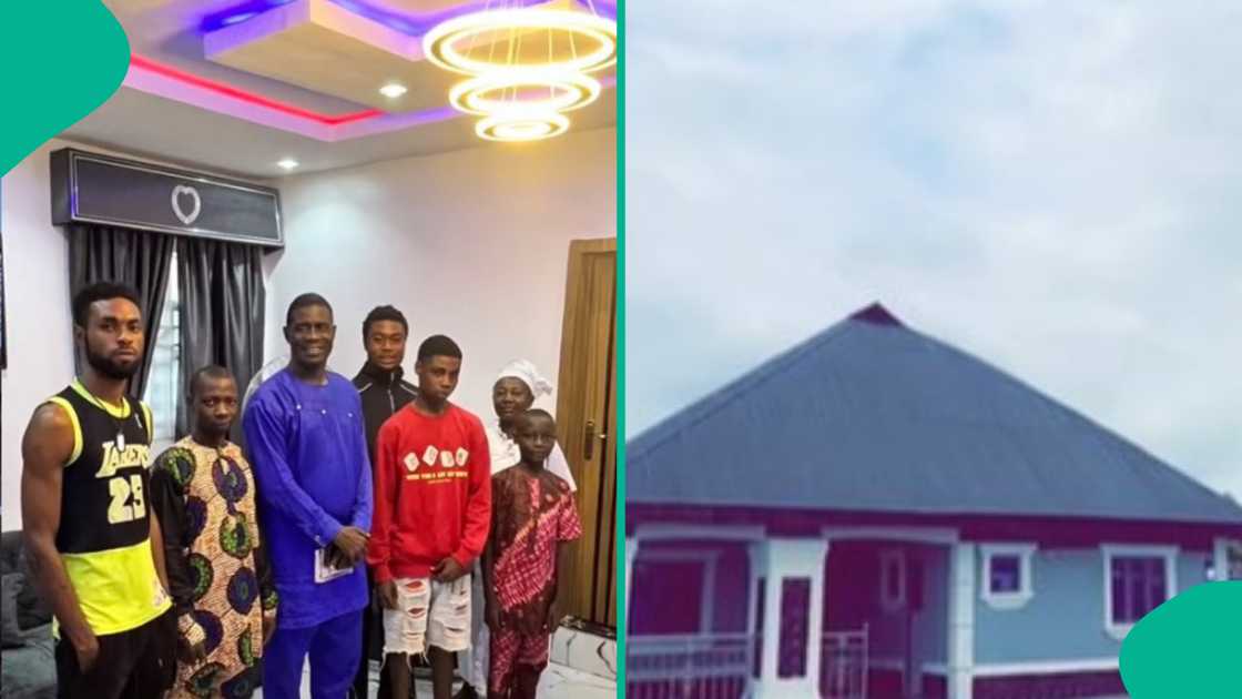 Young man’s celebrates new house, Pastor blesses