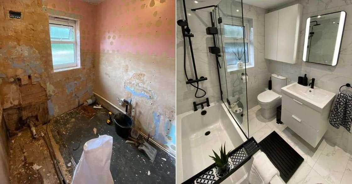 Many gush as man transforms mum's badly-looking bathroom into something breath-taking Many gush as man transforms mum's badly-looking bathroom into something breath-taking