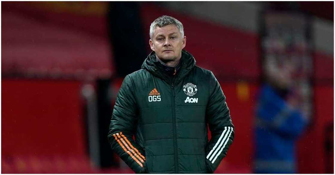 Solskjaer cuts a dejected face during a past Man United match. Photo: Getty Images.