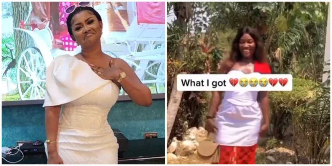 What a lady ordered versus the dress she got What a lady ordered versus the dress she got