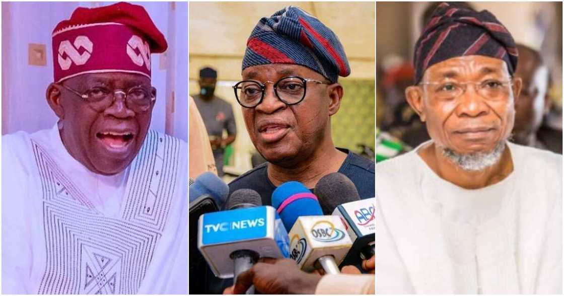 Bola Tinubu, APC, Tajudeen Lawal, Gboyega Oyetola