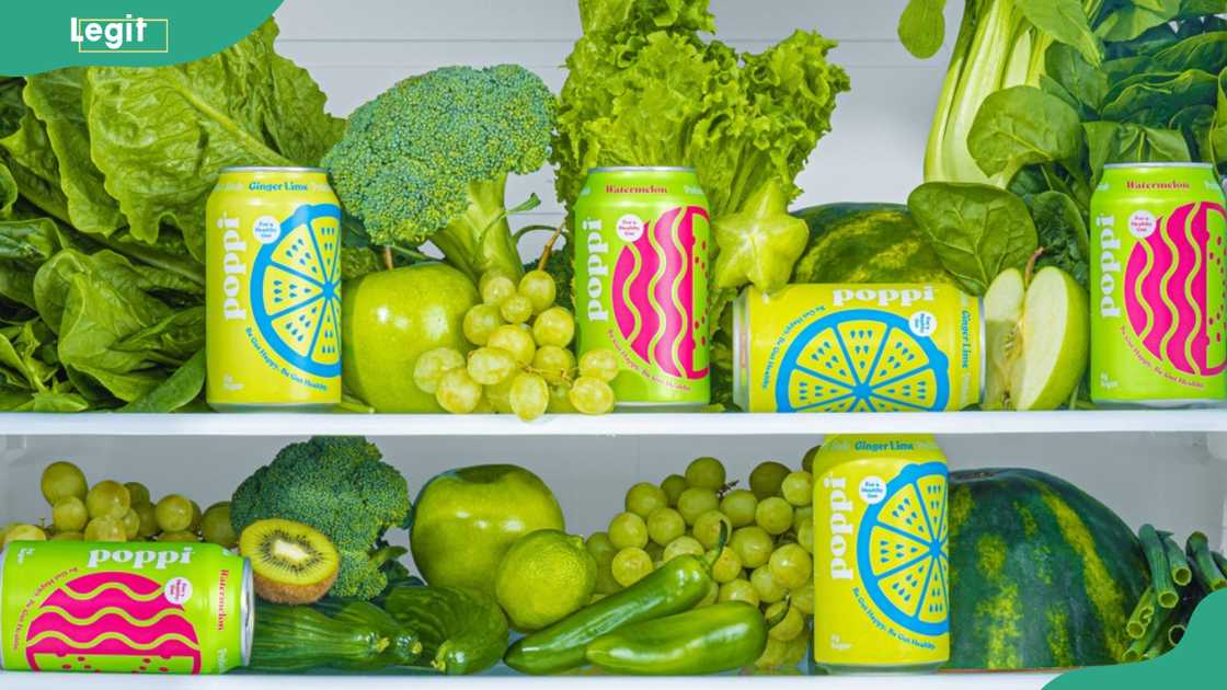 Poppi Ginger Lime & Watermelon lineup in store