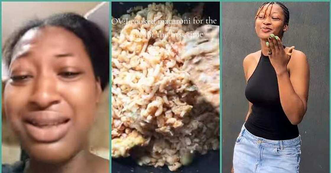 Lady in tears as she shares video of terrible pot of food she cooked Lady in tears as she shares video of terrible pot of food she cooked