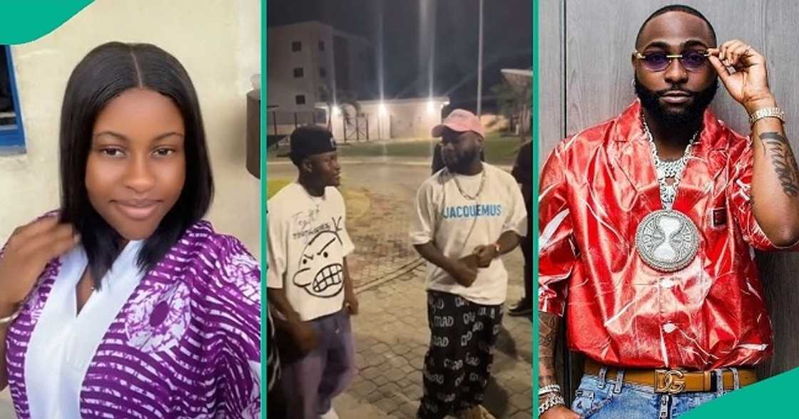 Lady emotional as brother meets Davido