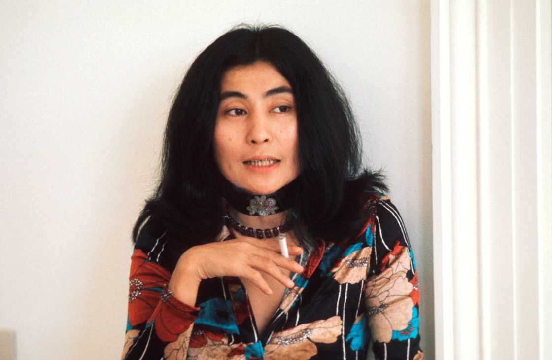 Yoko Ono, at home near Ascot, Berkshire Yoko Ono, at home near Ascot, Berkshire
