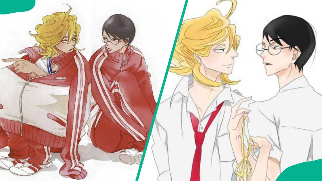 Doukyuusei's characters, Hikaru and Rihito Doukyuusei's characters, Hikaru and Rihito