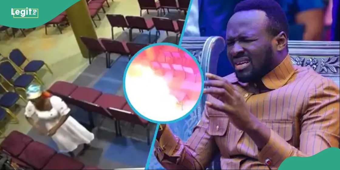 Female suspect arrested after arson attempt at Pastor Agyemang Elvis' church Female suspect arrested after arson attempt at Pastor Agyemang Elvis' church