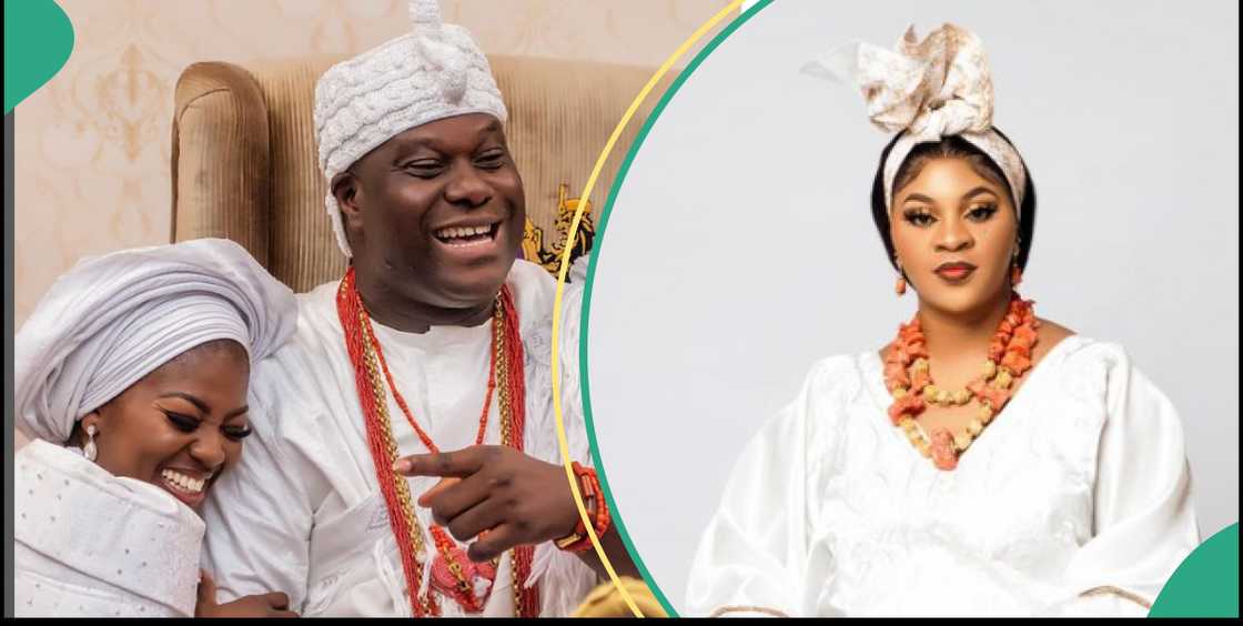 Ooni's and Olori Ashley, Ooni's third wife congratulates Olori Ashley Ooni's and Olori Ashley, Ooni's third wife congratulates Olori Ashley