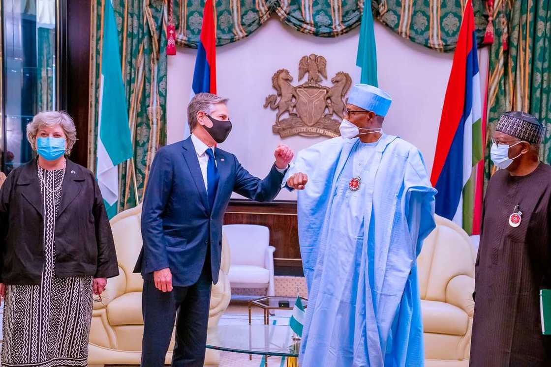 Blinken and Buhari Blinken and Buhari
