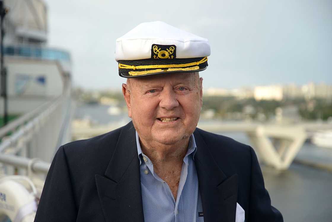 Richard Van Patten attends Love Boat Cast Christening Of Regal Princess Cruise Ship at Port Everglades