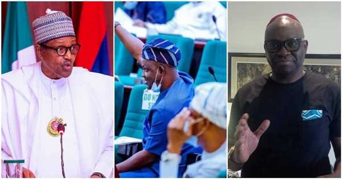 Fayose ya ce FG za ta hukunta yan majalisar da suka aika sammaci ga Buhari kan rashintsaro Fayose ya ce FG za ta hukunta yan majalisar da suka aika sammaci ga Buhari kan rashintsaro