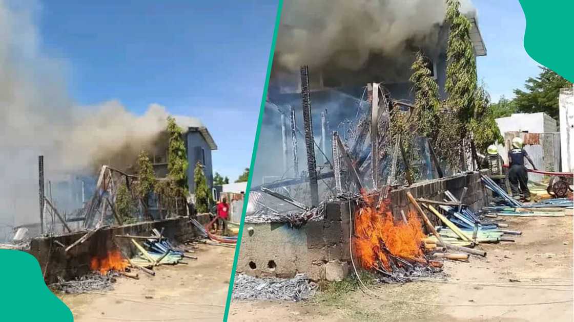 Yadda gobara ta yi barna a Borno Yadda gobara ta yi barna a Borno