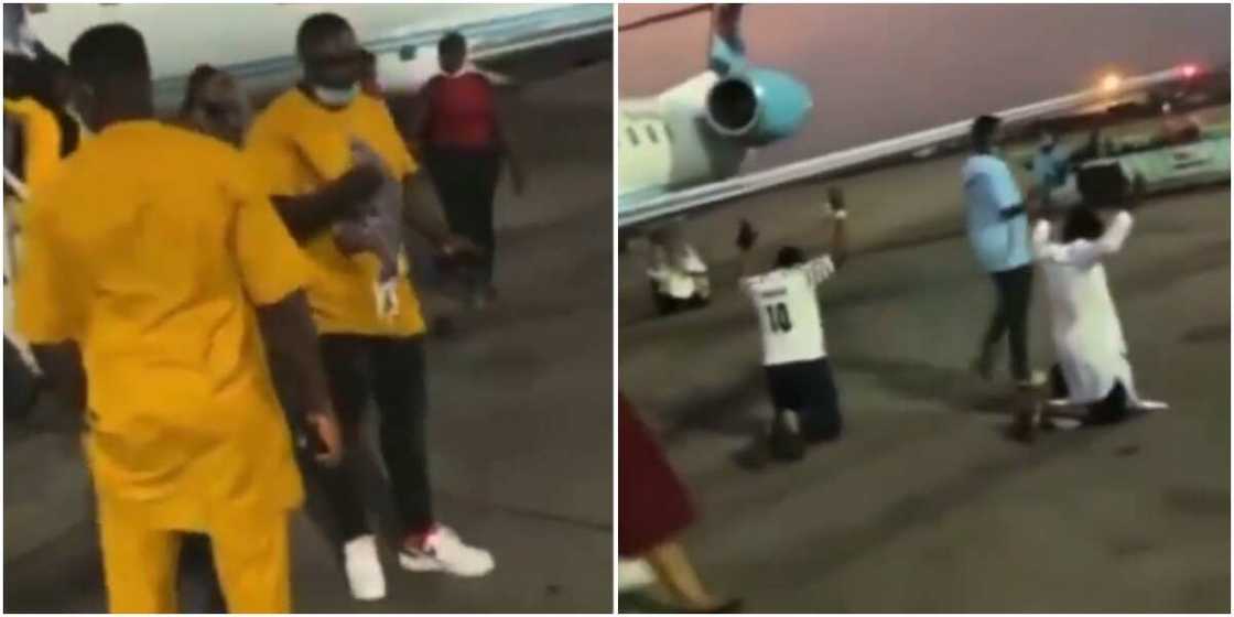 Video Shows Passengers Thanking God for Life as Flight from Abuja to Port Harcourt Almost Ended in Tears