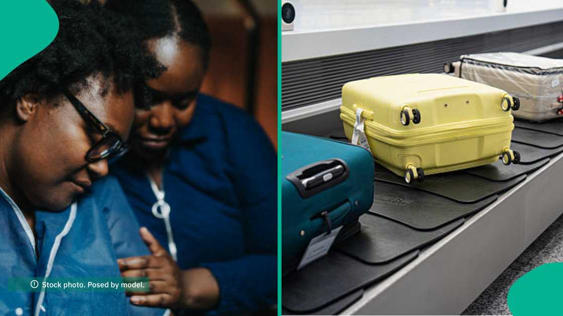 Lady heads back to Nigeria after facing serious problems with her COS in UK. Lady heads back to Nigeria after facing serious problems with her COS in UK.