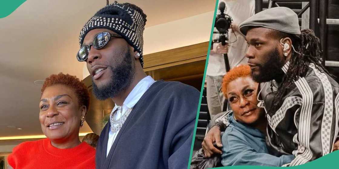 Burna Boy's mother marks his birthday. Burna Boy's mother marks his birthday.