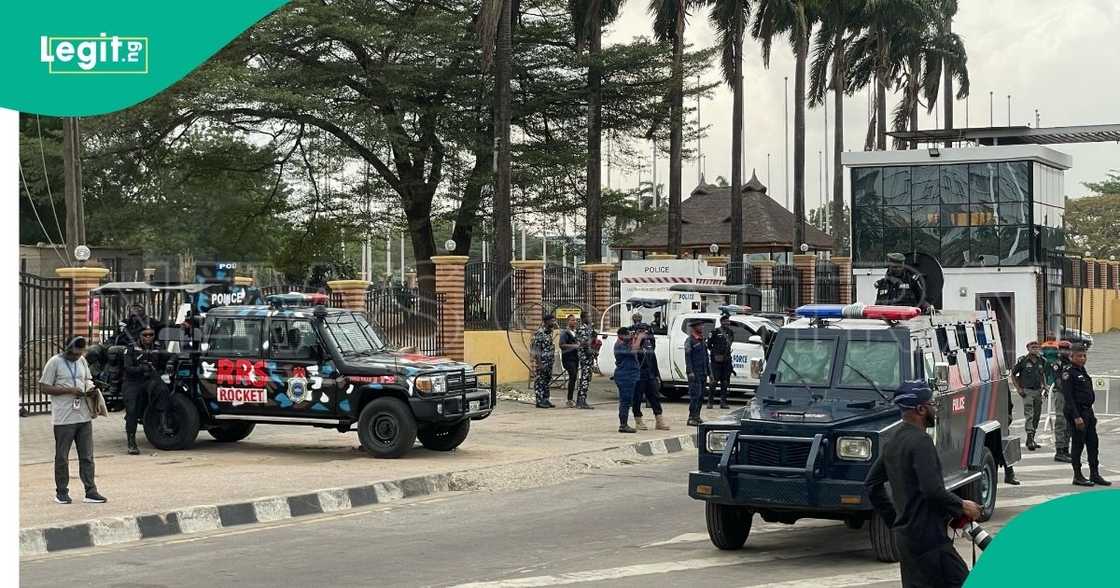 Heightened security surrounds the Lagos Assembly as the leadership crisis sparks tension.