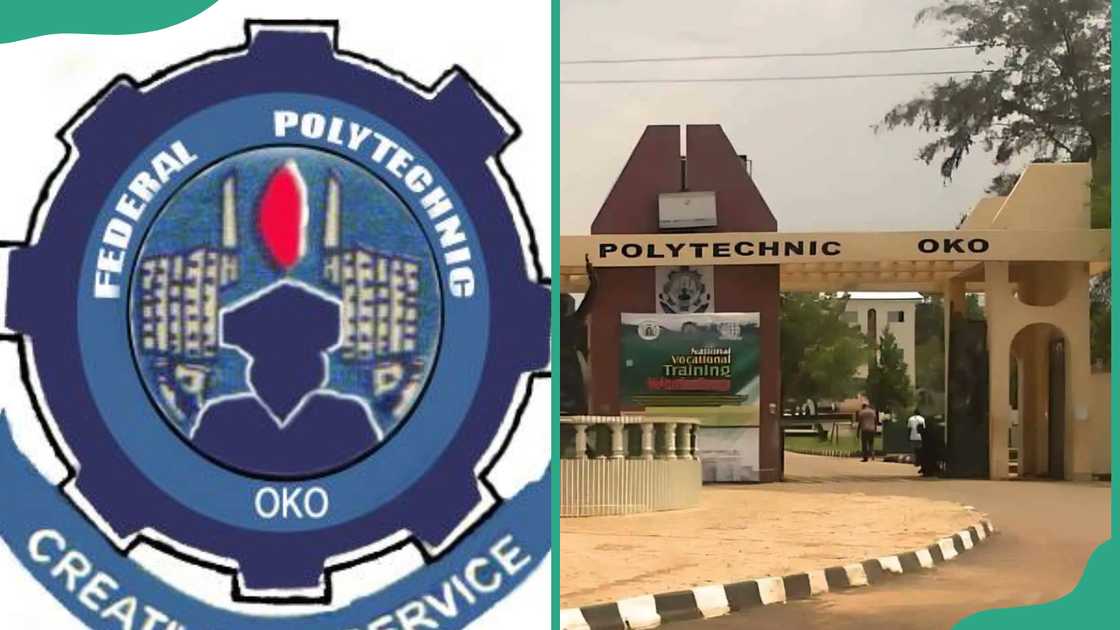 Federal Polytechnic, Oko official logo and main gate