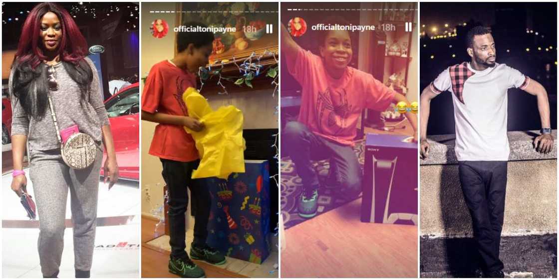 9ice's son gets a PS5 as birthday gift from mom 9ice's son gets a PS5 as birthday gift from mom