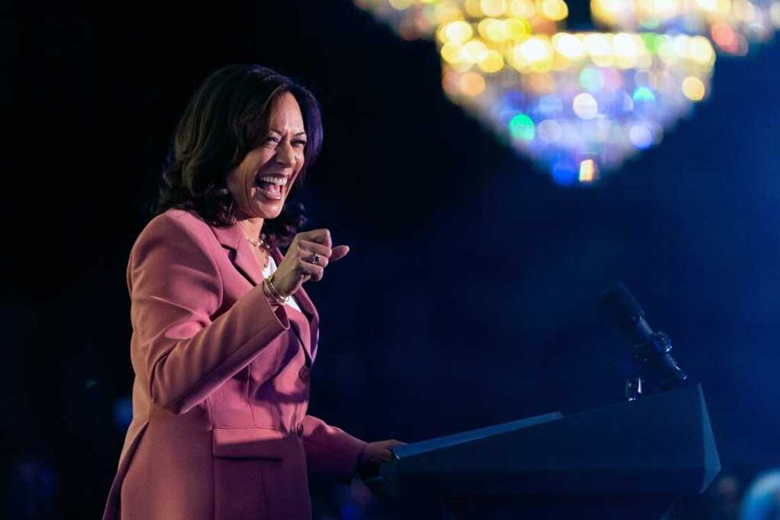 US Vice President Kamala Harris urged Congress to ensure that Americans "pay our bills" US Vice President Kamala Harris urged Congress to ensure that Americans "pay our bills"