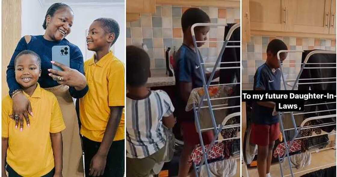 Mum and hardworking sons, daughter-in-law Mum and hardworking sons, daughter-in-law