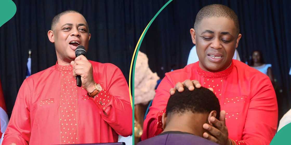Fani-Kayode appears in church. Fani-Kayode appears in church.