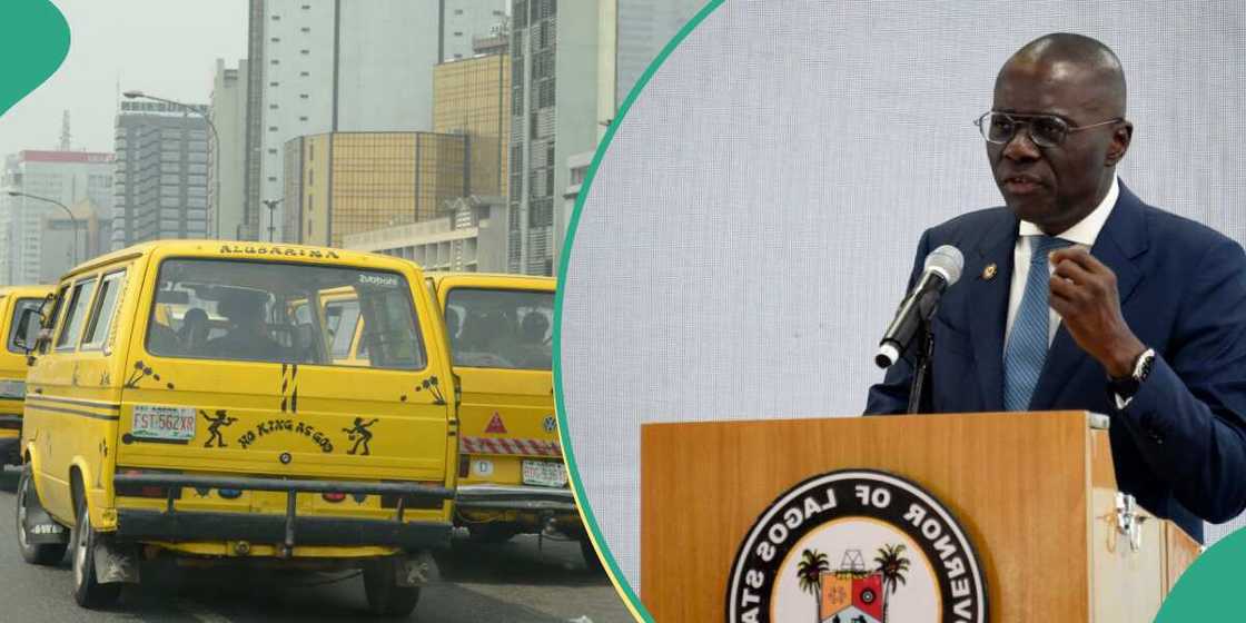 Lagos state governor, Babajide Sanwo-Olu on ban of danfo, korope Lagos state governor, Babajide Sanwo-Olu on ban of danfo, korope