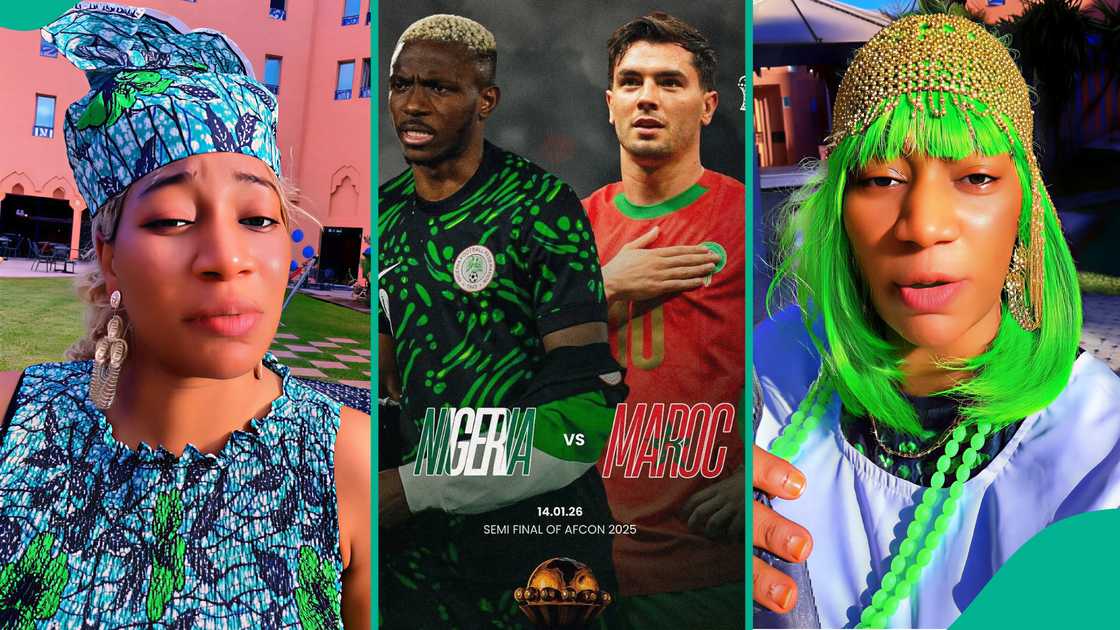 Ahead of Nigeria vs Morocco AFCON semi-final clash, a Nigerian woman presently in the North African country raises alarm to what she noticed