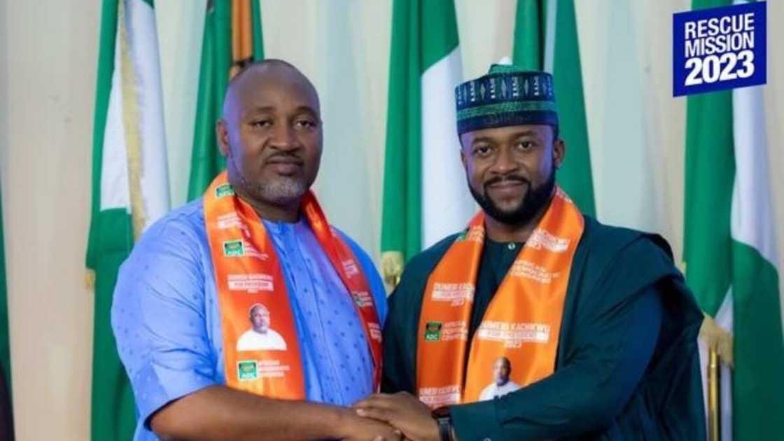 Dumebi Kachikwu/ADC Presidential Candidate/Ahmed Buhari/ADC Running Mate Dumebi Kachikwu/ADC Presidential Candidate/Ahmed Buhari/ADC Running Mate