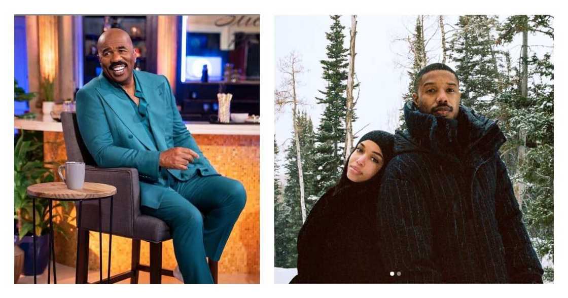 Steve Harvey: "I Can't Find Anything Wrong with my Daughter's Boyfriend Michael B. Jordan" Steve Harvey: "I Can't Find Anything Wrong with my Daughter's Boyfriend Michael B. Jordan"