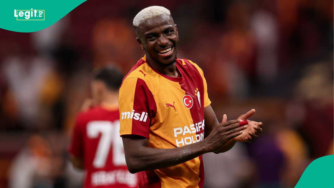 Victor Osimhen, Galatasaray, Rennes, Rams Park, Istanbul. Victor Osimhen, Galatasaray, Rennes, Rams Park, Istanbul.